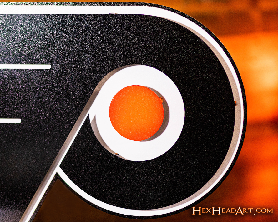 Philadelphia Flyers NHL 3D Vintage Metal Wall Art