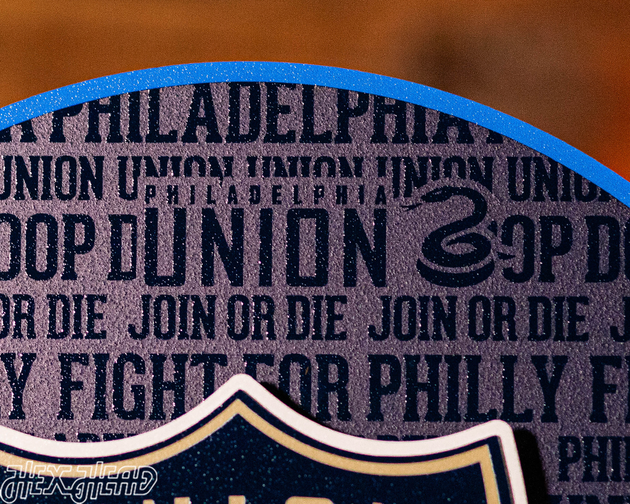 Philadelphia Union CRAFT SERIES 3D Embossed Metal Wall Art