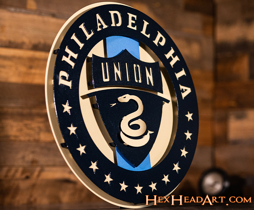 Philadelphia Union 3D Vintage Metal Wall Art