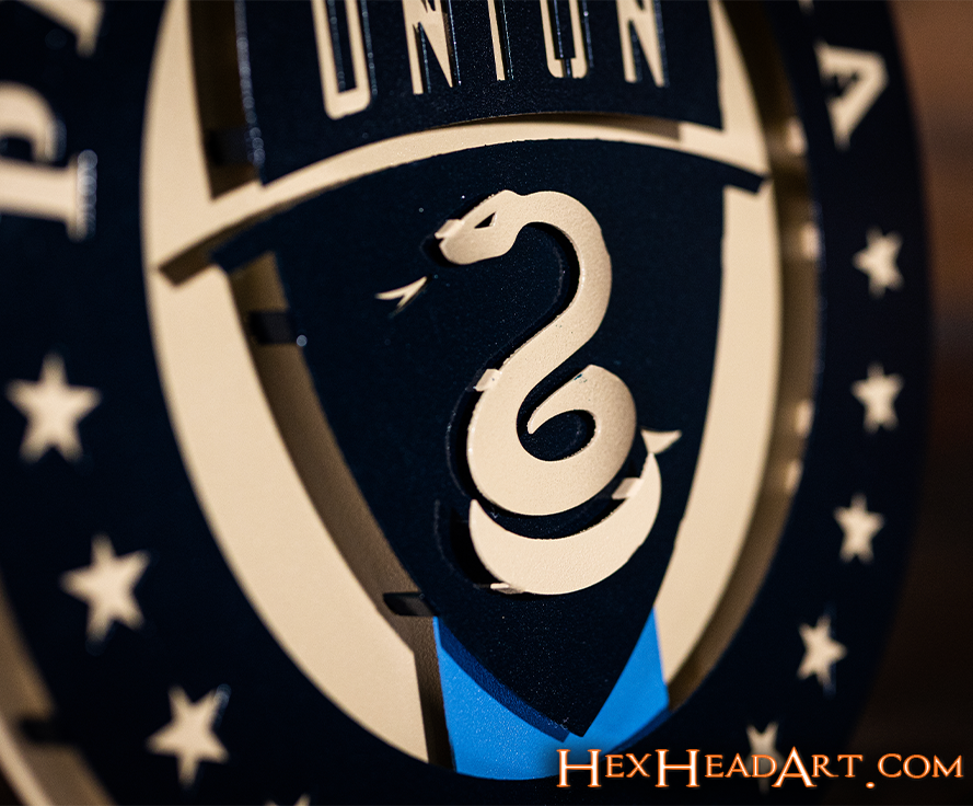 Philadelphia Union 3D Vintage Metal Wall Art