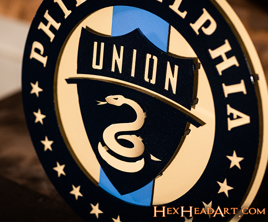 Philadelphia Union 3D Vintage Metal Wall Art