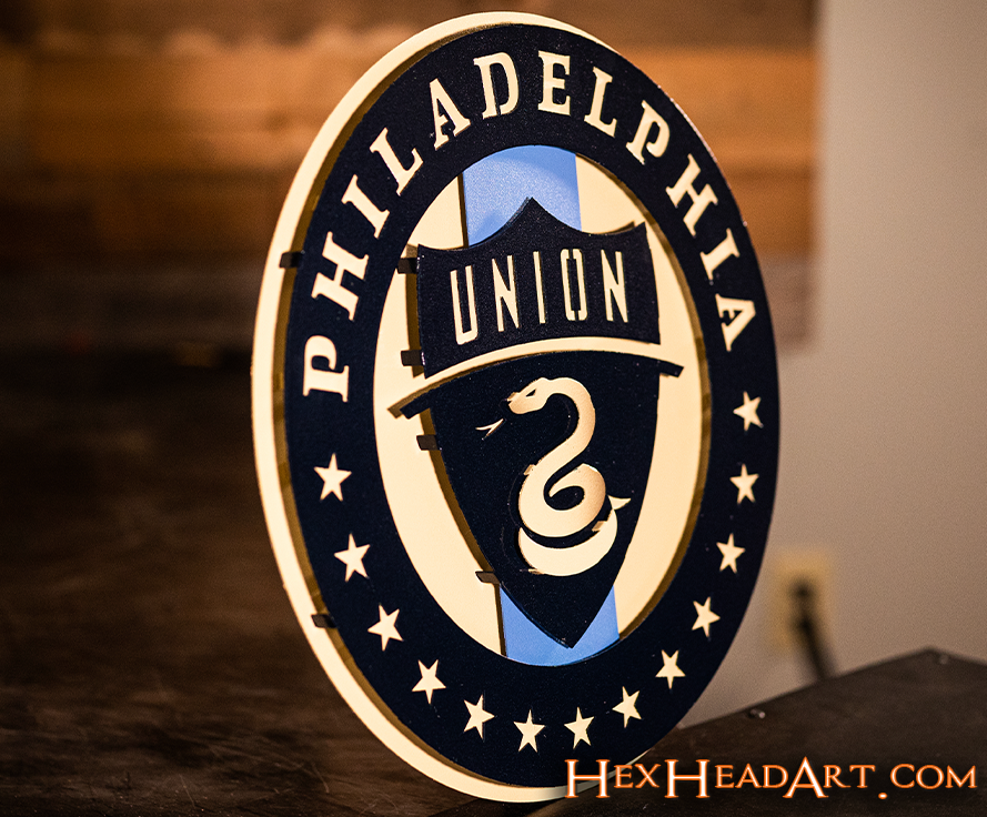 Philadelphia Union 3D Vintage Metal Wall Art