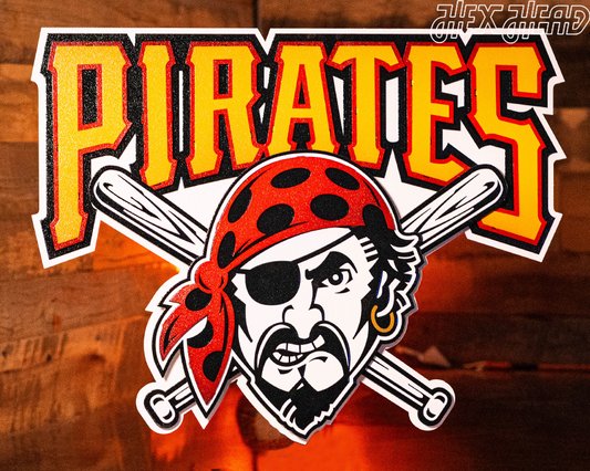 Pittsburgh Pirates "1997" 3D Vintage Metal Wall Art