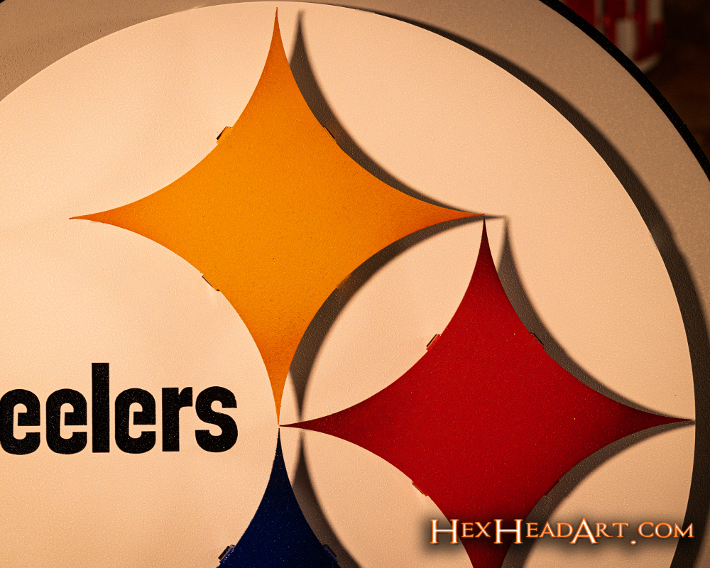 Pittsburgh Steelers "Steelmark" 3D Vintage Metal Wall Art