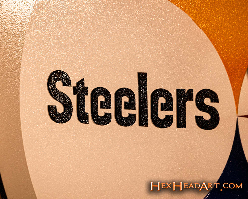 Pittsburgh Steelers "Steelmark" 3D Vintage Metal Wall Art