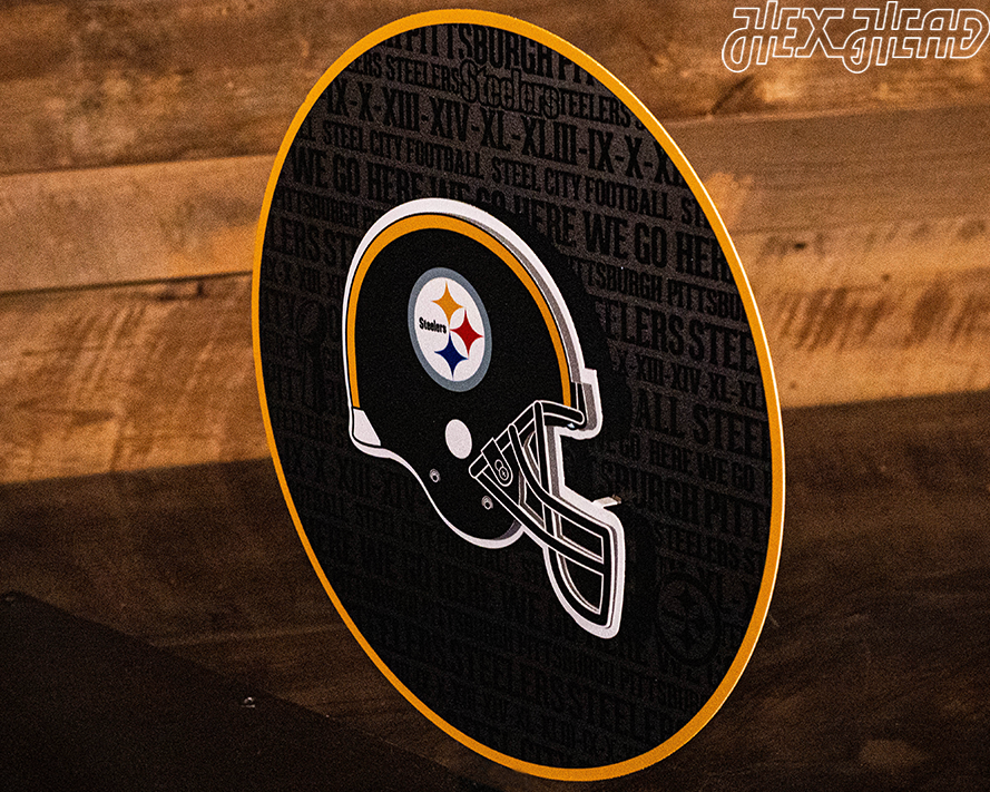 Pittsburgh Steelers CRAFT SERIES 3D Embossed Metal Wall Art