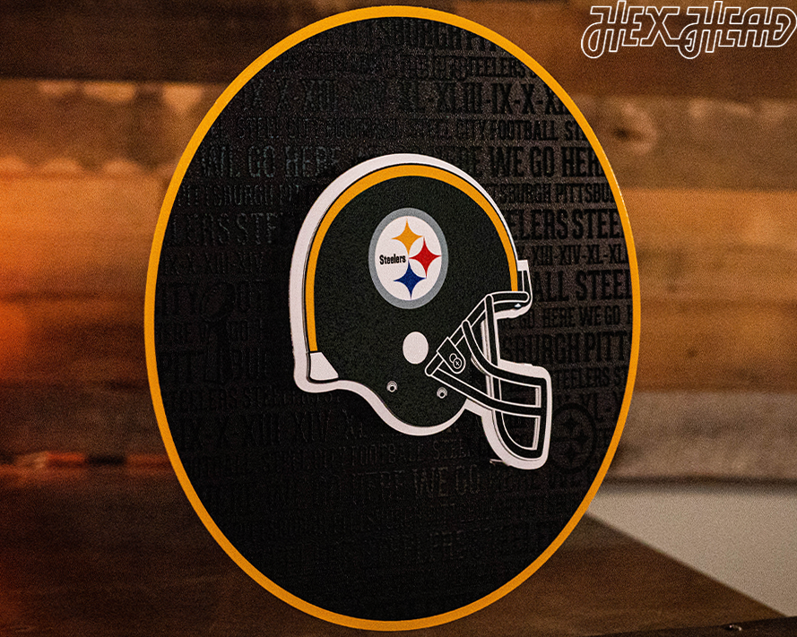 Pittsburgh Steelers CRAFT SERIES 3D Embossed Metal Wall Art