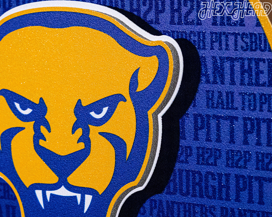 Pittsburgh Panthers CRAFT SERIES 3D Embossed Metal Wall Art