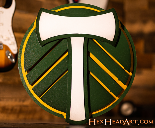 Portland Timbers 3D Vintage Metal Wall Art