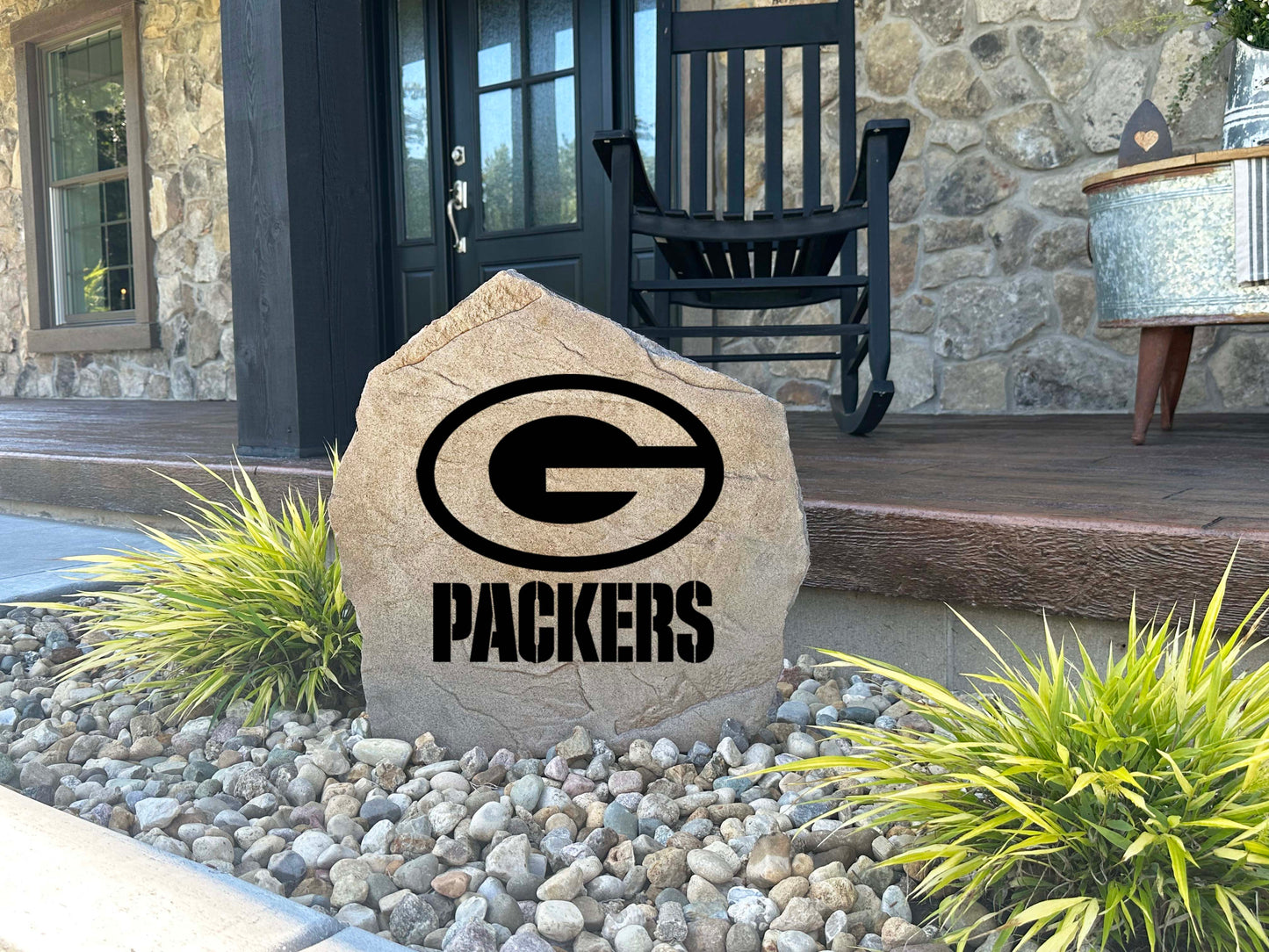 Green Bay Packers Design-A-Stone Landscape Art