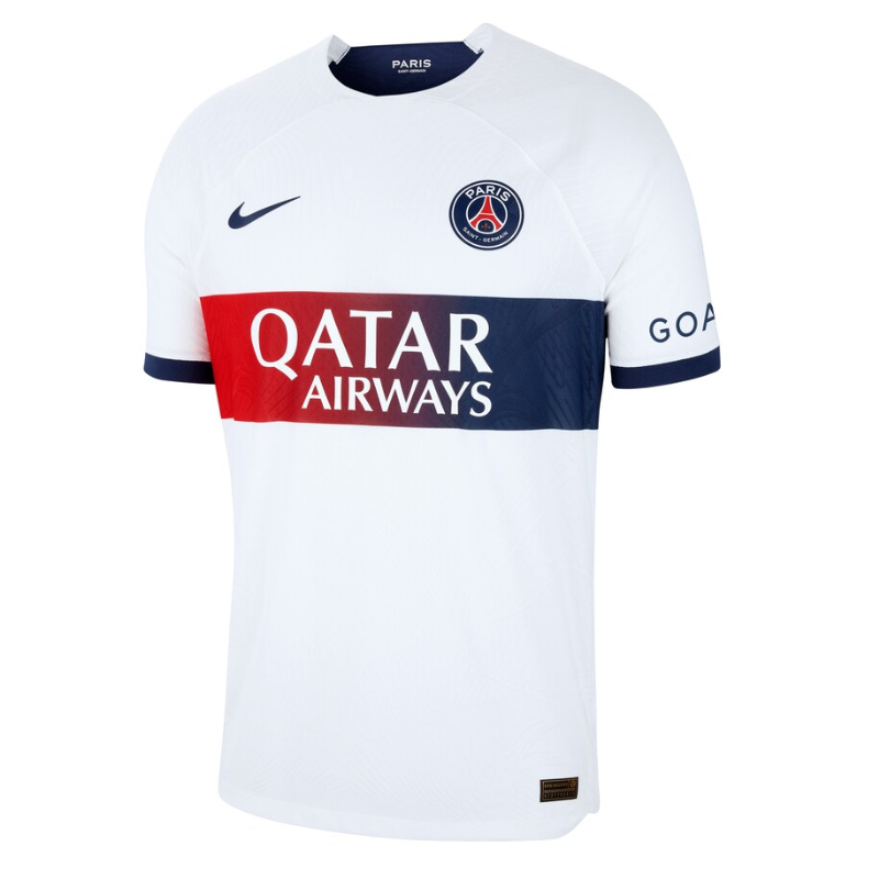 Paris Saint-Germain Away Shirt 2023-24 with Player M.Asensio 11 printing Jersey - White