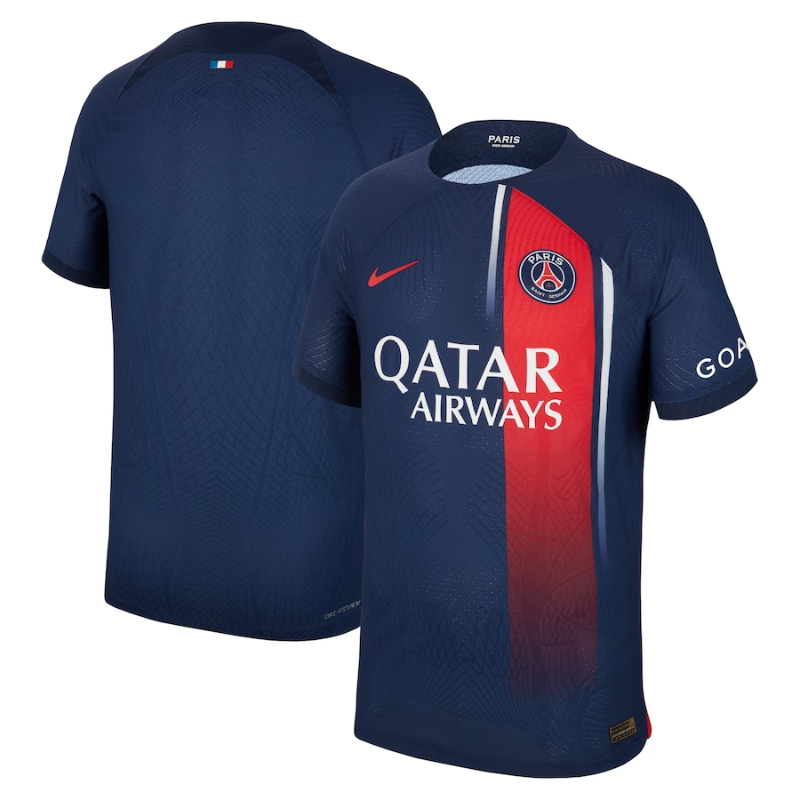 Paris Saint-Germain Team Home Shirt 2023-24 Custom Jersey - Blue