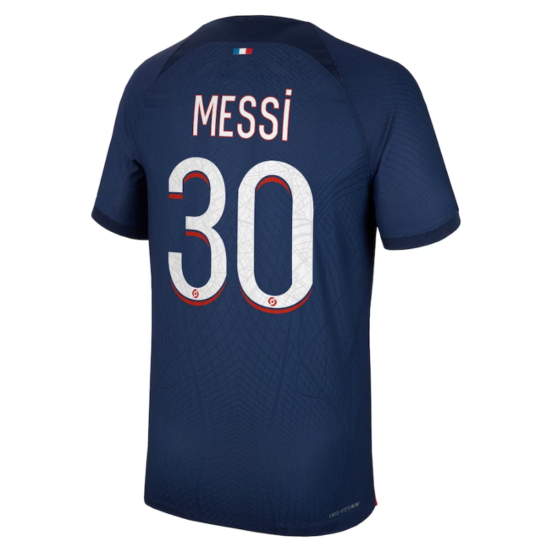 Paris Saint-Germain Team Home Shirt 2023-24 with Jersey Messi 30 printing - Blue