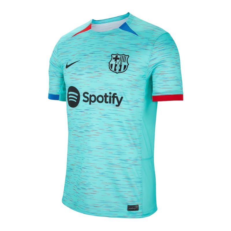 Pedri Barcelona 2023/24 Third Jersey - Aqua