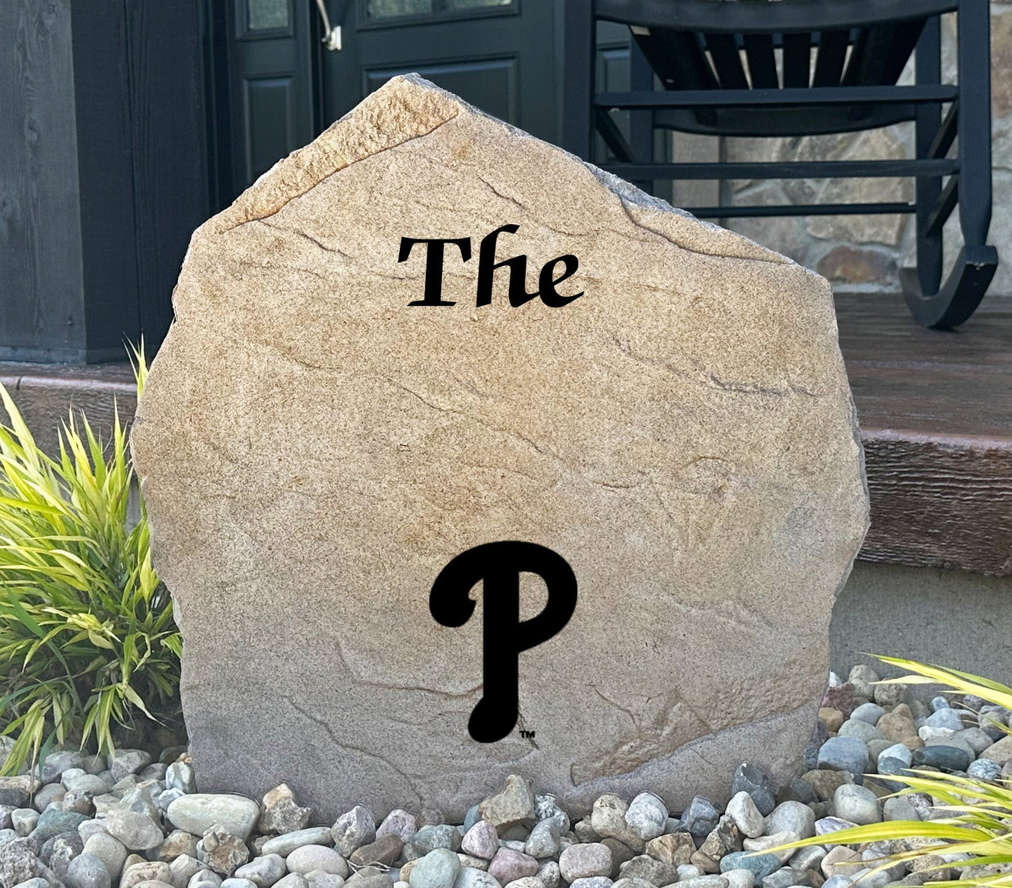 Philadelphia Phillies Design-A-Stone Landscape Art Family Name