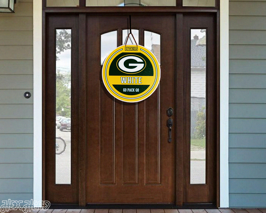 Green Bay Packers Personalized Monogram Metal Art