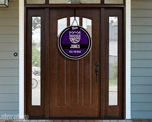 Sacramento Kings Personalized Monogram Metal Art