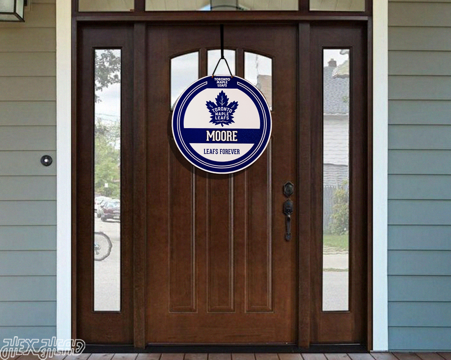 Toronto Maple Leafs Personalized Monogram Metal Art