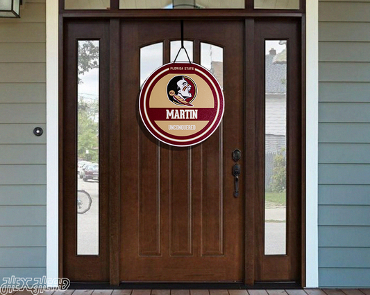 Florida State Seminoles Personalized Monogram Metal Art