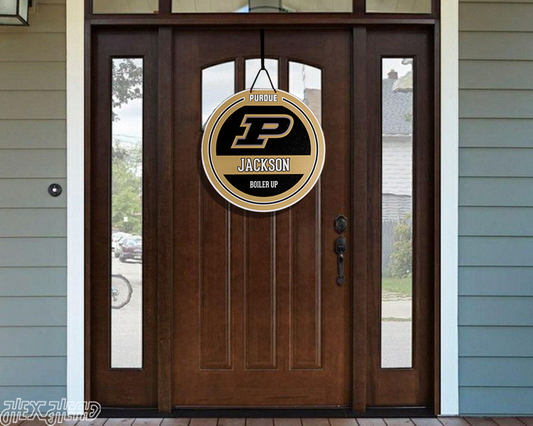 Purdue Boilermakers Personalized Monogram Metal Art