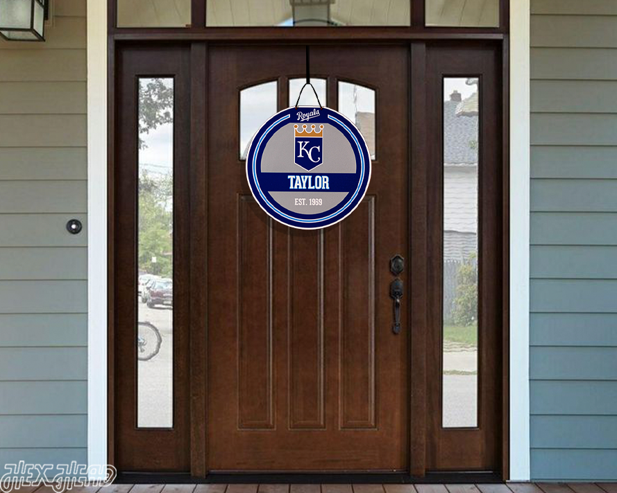 Kansas City Royals Personalized Monogram Metal Art