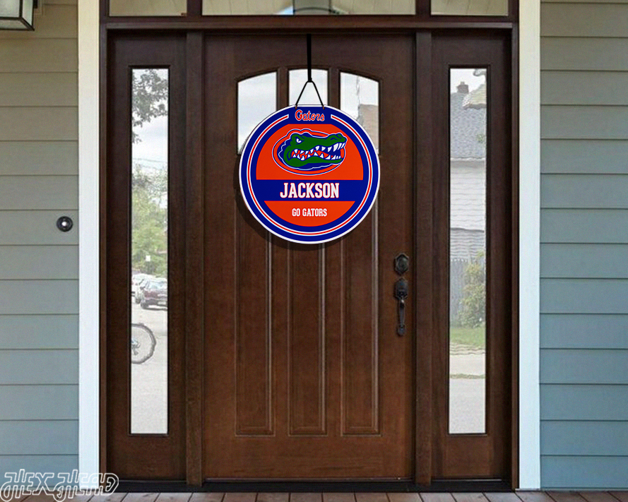 Florida Gators Personalized Monogram Metal Art