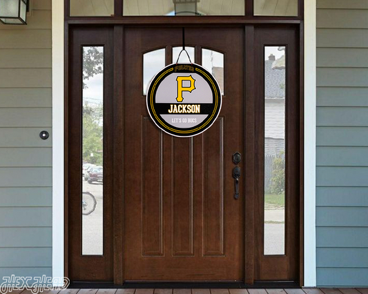 Pittsburgh Pirates Personalized Monogram Metal Art