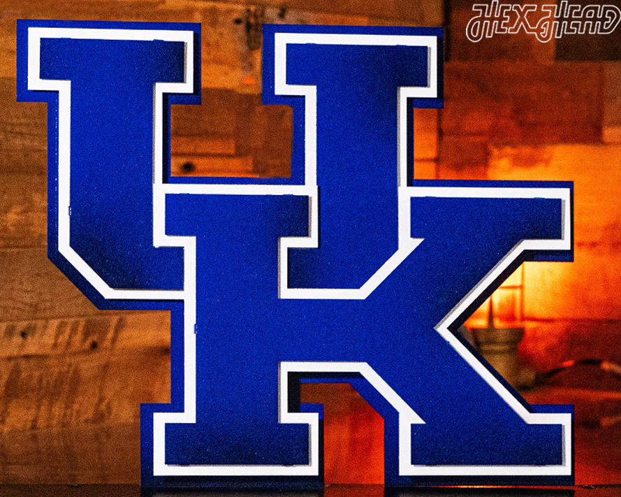 Kentucky Wildcats "UK" 5 layer 3D Metal Wall Art