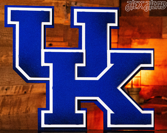 Kentucky Wildcats "UK" 5 layer 3D Metal Wall Art