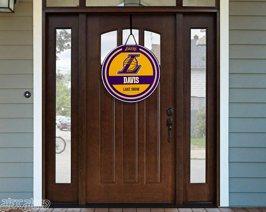 Los Angeles Lakers Personalized Monogram Metal Art