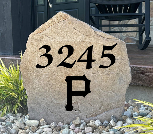 Pittsburgh Pirates Design-A-Stone Landscape Art Address Stone