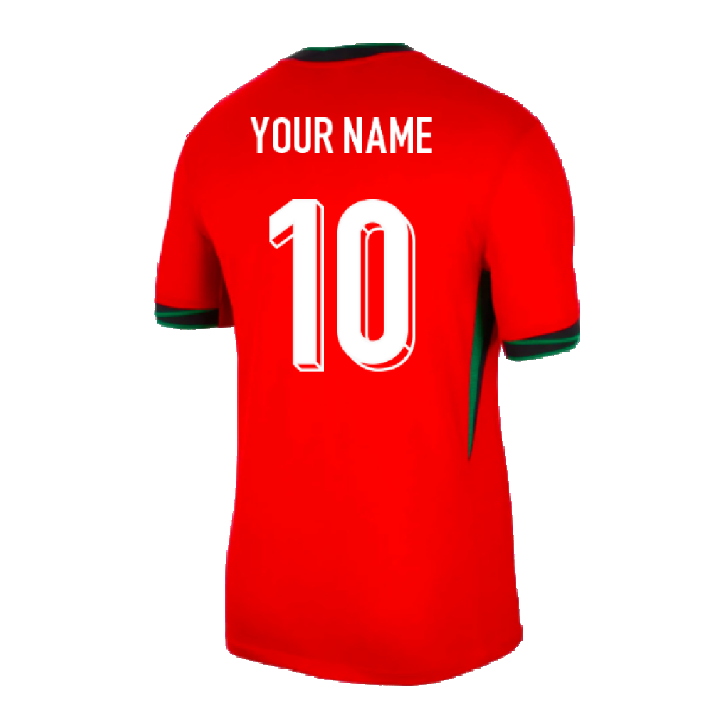 Portugal Nike Home 2024-2025 Custom Jersey - Red