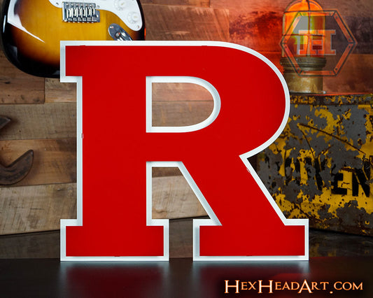 Rutgers Scarlet Knights "R" Metal Wall Art