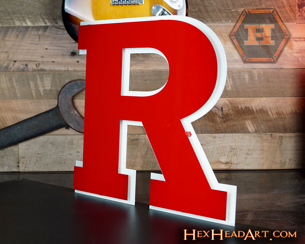 Rutgers Scarlet Knights "R" Metal Wall Art