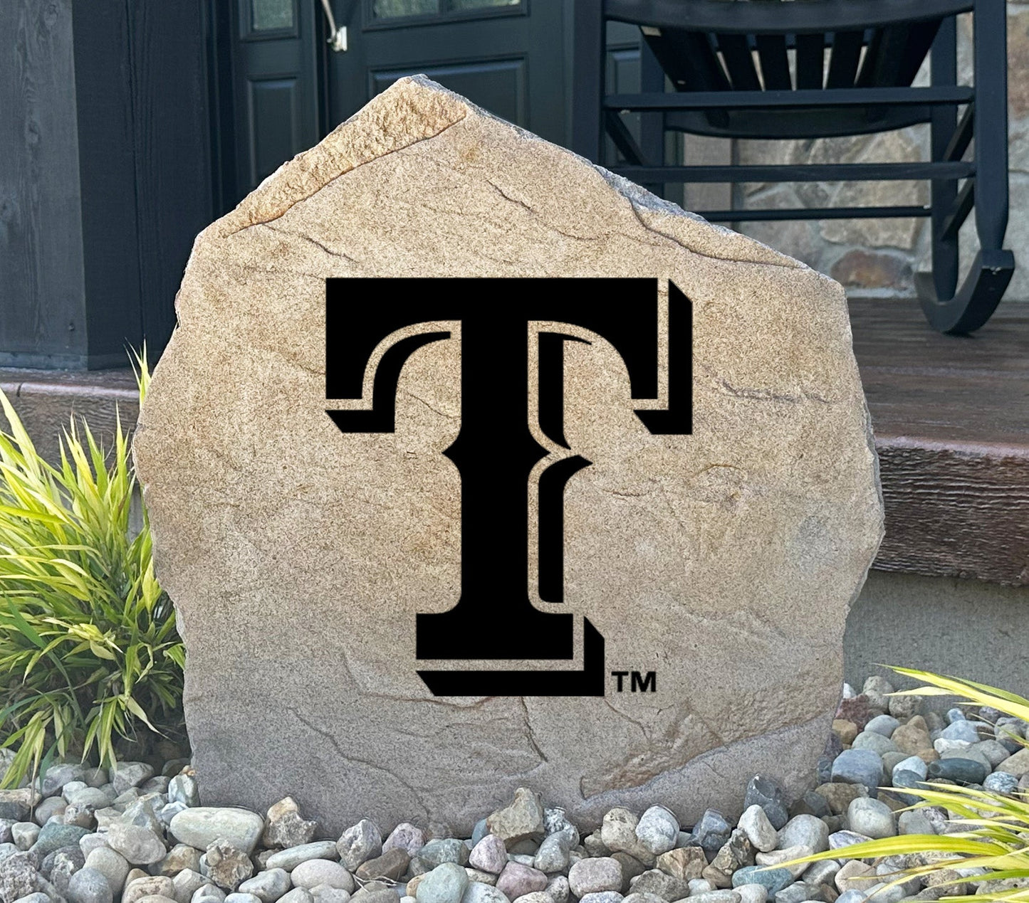 Texas Rangers Design-A-Stone Landscape Art