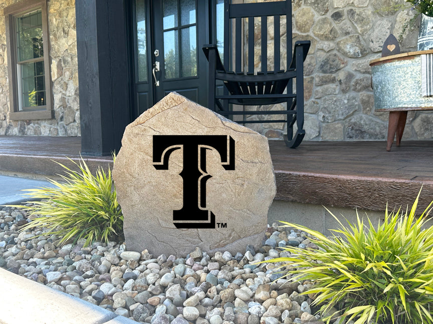 Texas Rangers Design-A-Stone Landscape Art