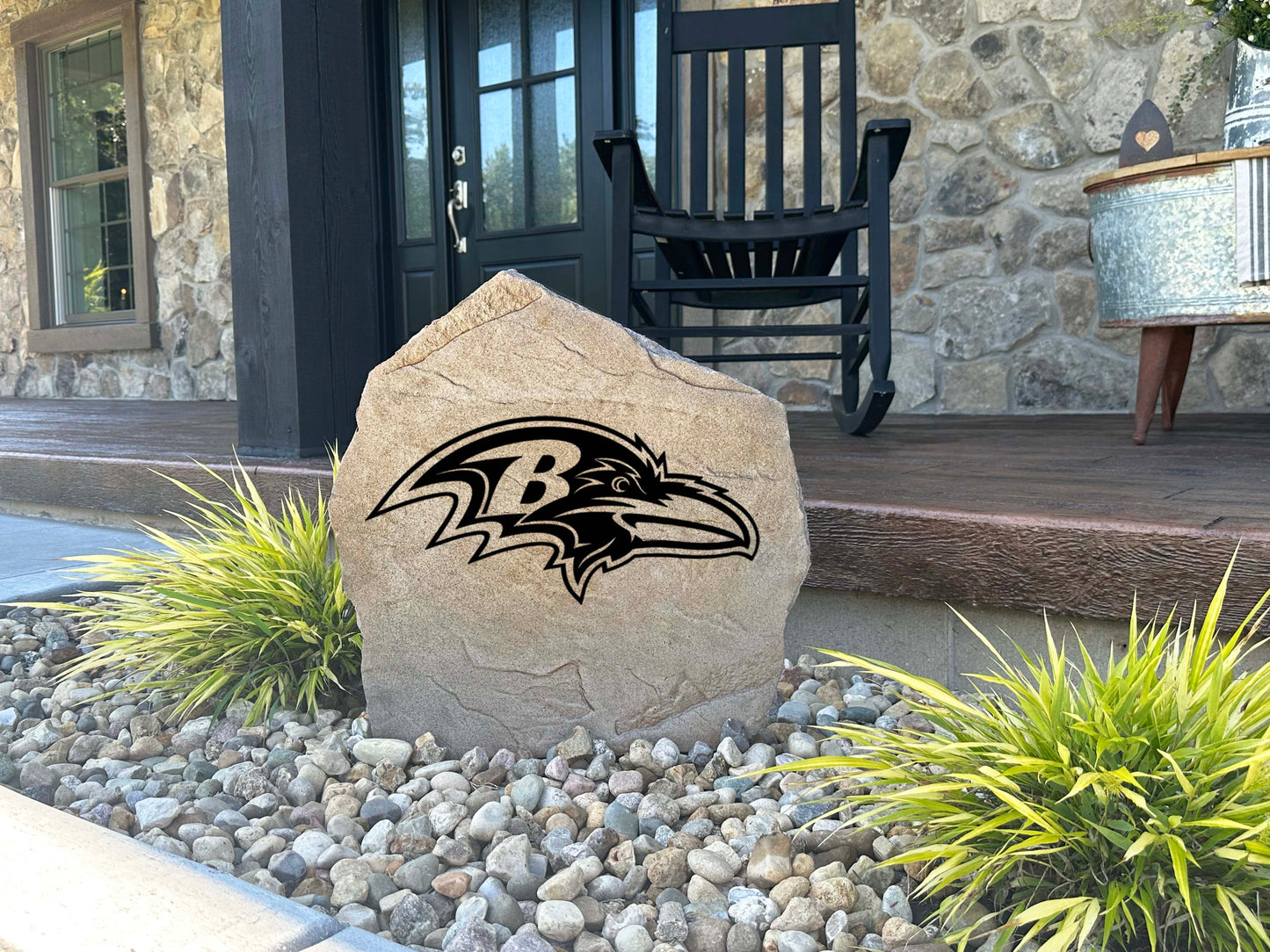 Baltimore Ravens Design-A-Stone Landscape Art