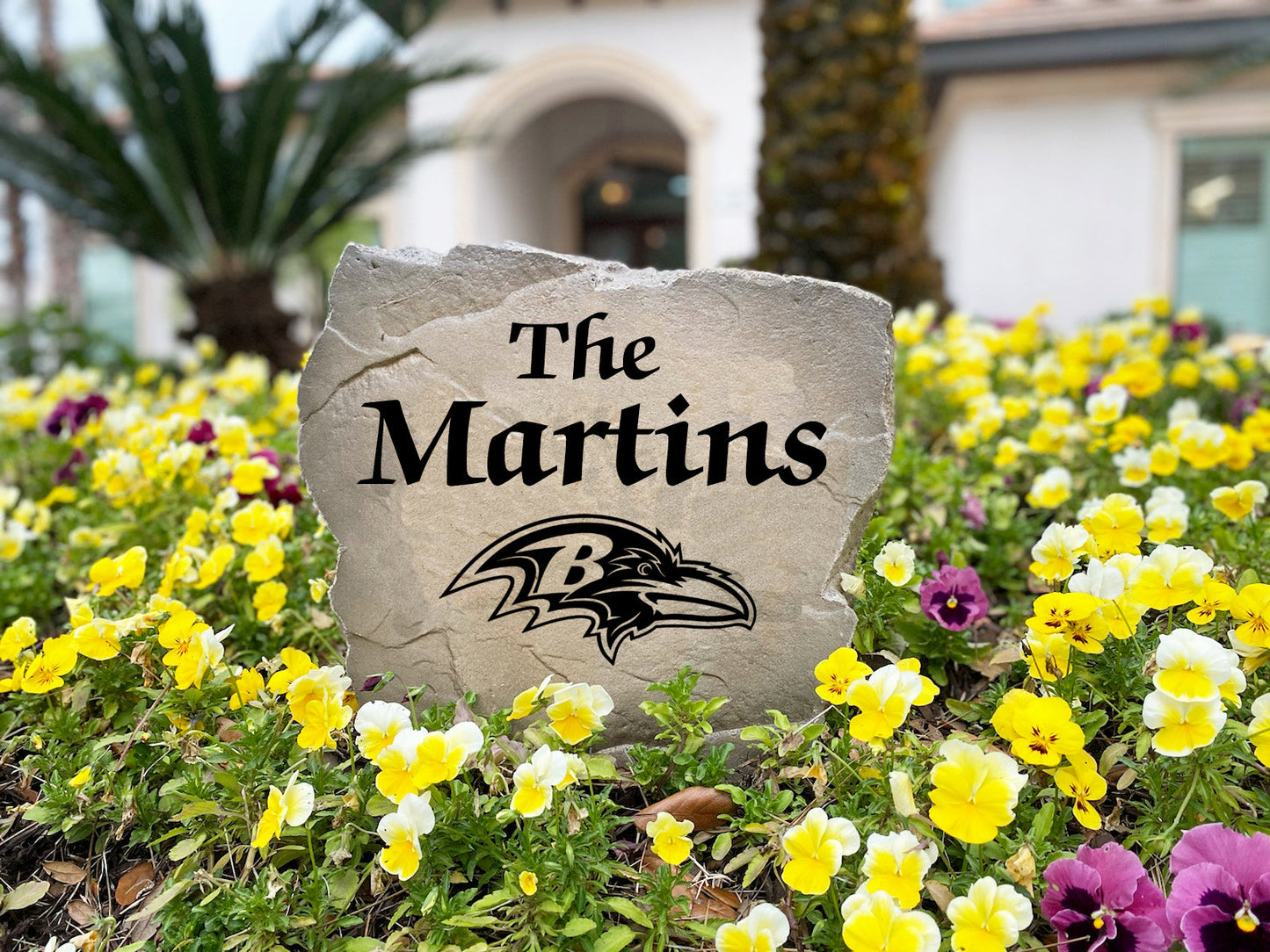 Baltimore Ravens Design-A-Stone Landscape Art Family Name