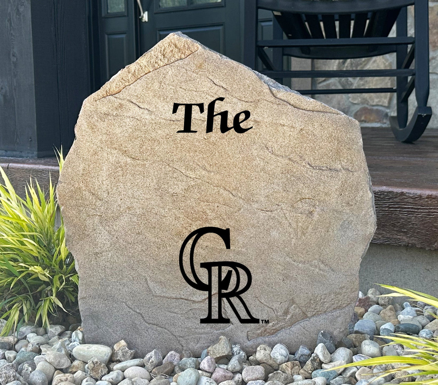 Colorado Rockies Design-A-Stone Landscape Art Family Name