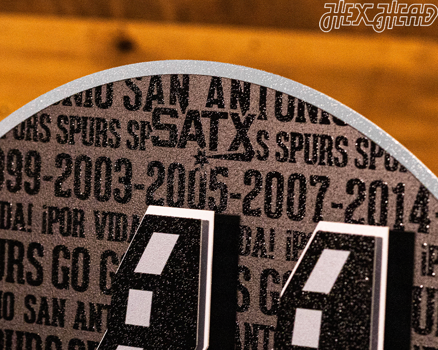 San Antonio Spurs CRAFT SERIES 3D Embossed Metal Wall Art