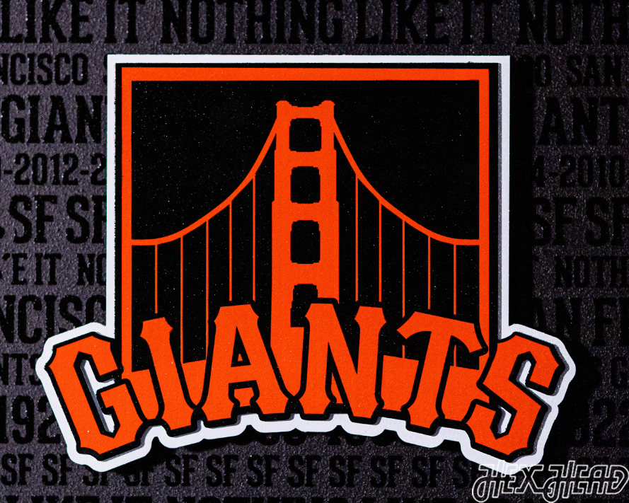 San Francisco Giants CRAFT SERIES 3D Embossed Metal Wall Art