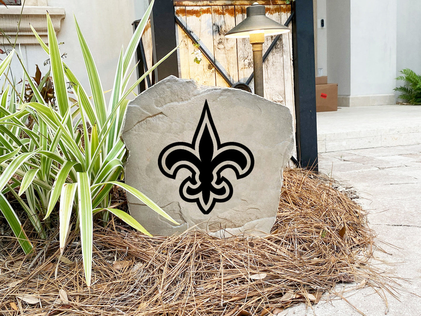 New Orleans Saints Design-A-Stone Landscape Art