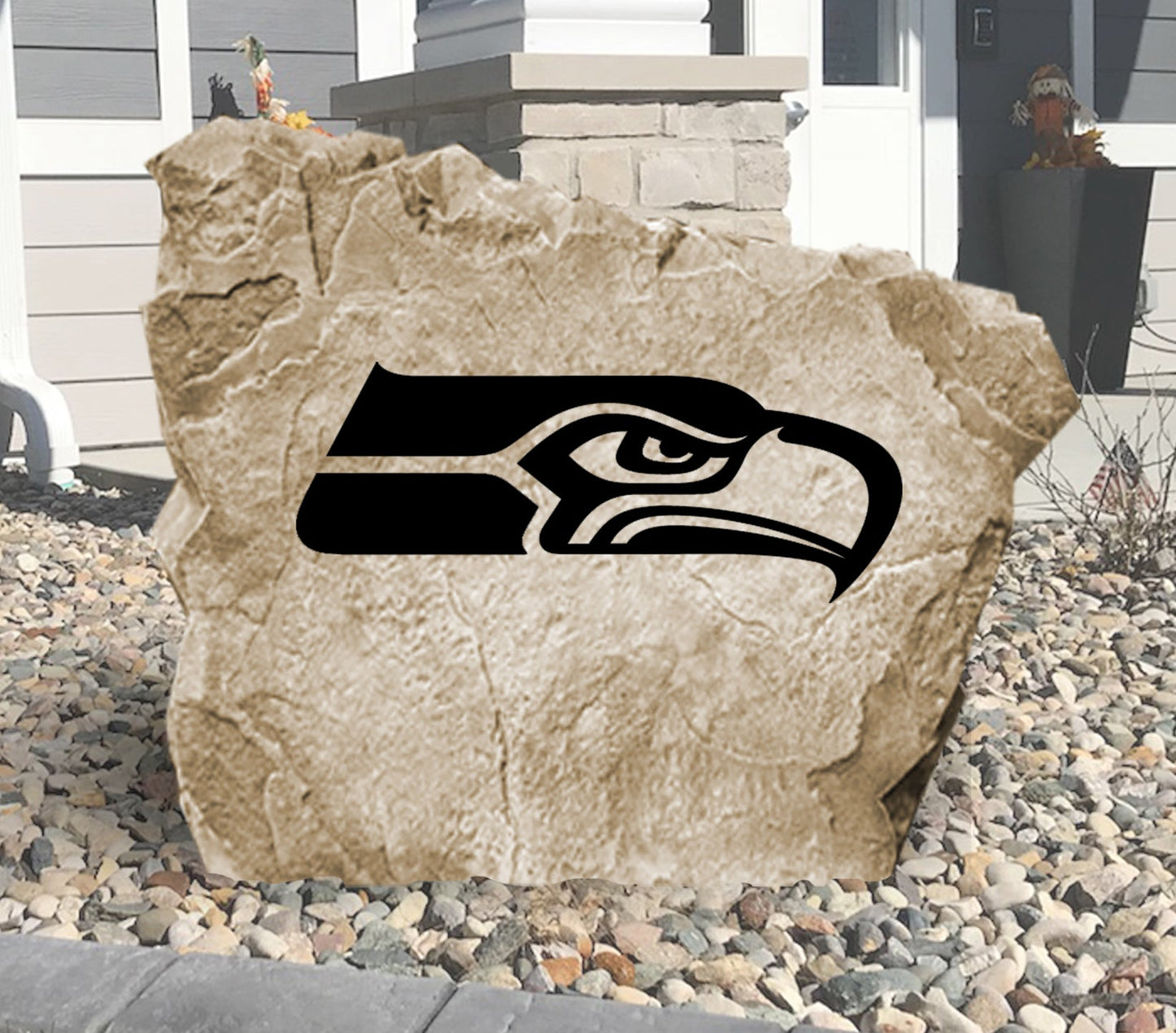 Seattle Seahawks Design-A-Stone Landscape Art