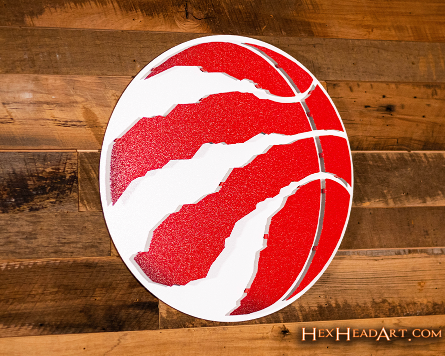 Toronto Raptors 3D Vintage Metal Wall Art