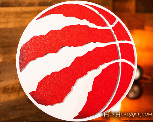 Toronto Raptors 3D Vintage Metal Wall Art