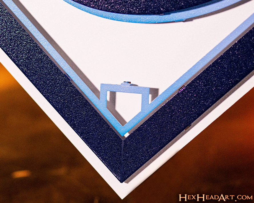 CLOSE OUT- Tampa Bay Rays Crest 3D Metal Wall Art