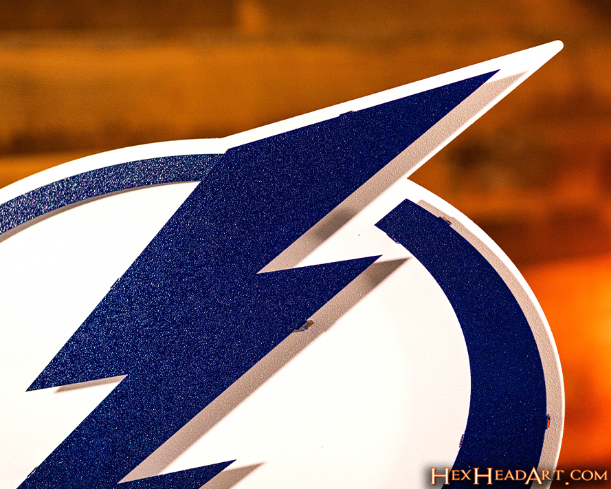 Tampa Bay Lightning NHL 3D Vintage Metal Wall Art