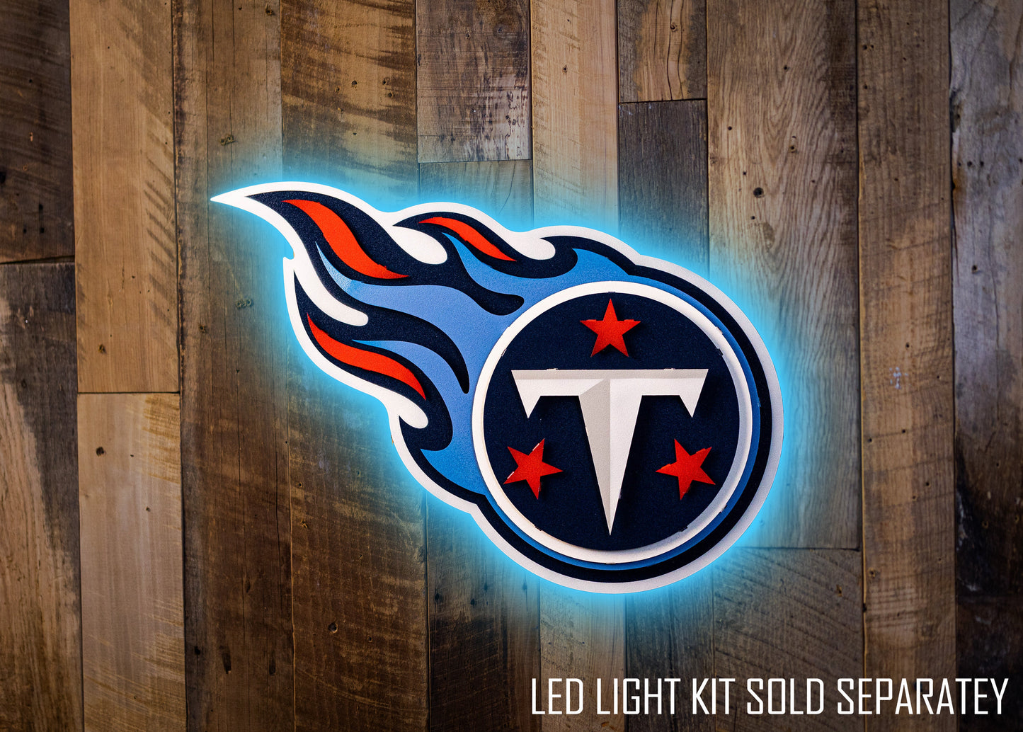 Tennessee Titans 3D Vintage Metal Wall Art