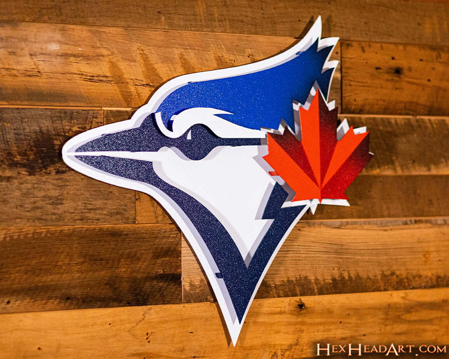 Toronto Blue Jays Bird 3D Metal Wall Art