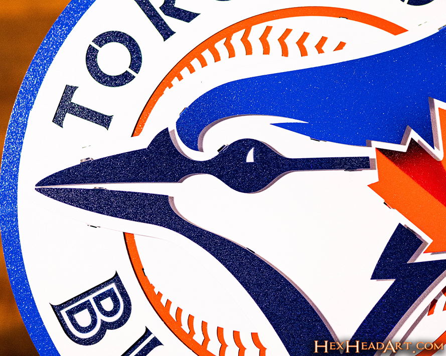 Toronto Blue Jays Crest 3D Metal Wall Art